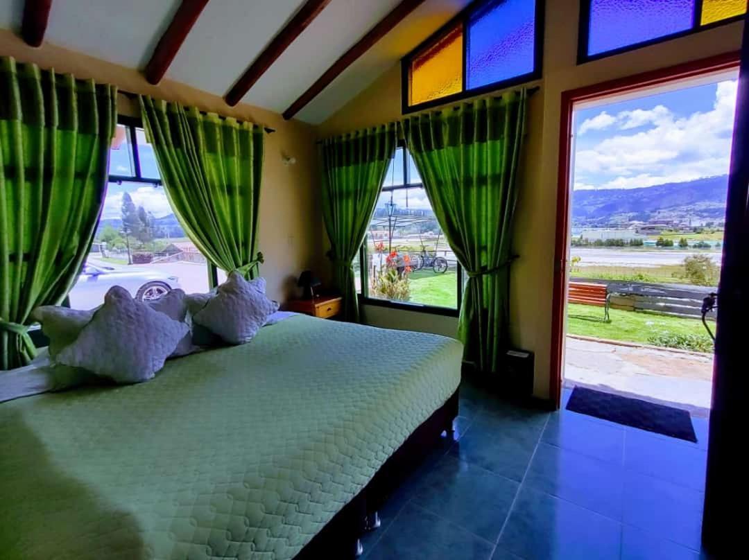 Hotel Cabanas San Cayetano Paipa Extérieur photo
